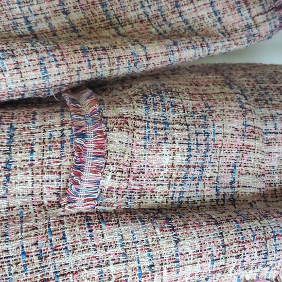 Laundry By Shelli Segal Multicolor Tweed Lined Jacket - Picture 3 of 8